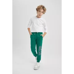 Спортивные штаны DeFacto, Цвет: Зеленый, Размер: 9-10 лет