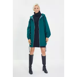 Пальто TRENDYOLMILLA, Color: Green, Size: M