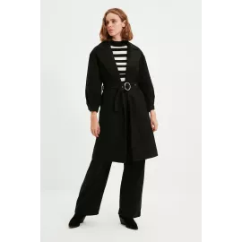 Пальто TRENDYOLMILLA, Color: Черный, Size: 38