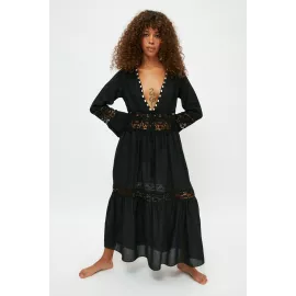 Пляжное платье TRENDYOLMILLA, Color: Черный, Size: 36
