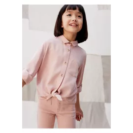 Рубашка Mango, Color: Pink, Size: 7 лет