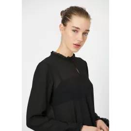 Блузка Koton, Цвет: Черный, Размер: 36
