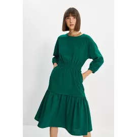 Платье TRENDYOLMILLA, Цвет: Зеленый, Размер: 36