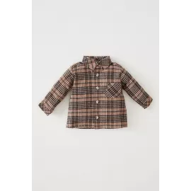 Рубашка DeFacto, Color: Brown, Size: 18-24 mon.