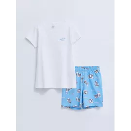 Пижамный комплект LC Waikiki, Color: Blue, Size: 7-8 лет