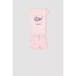Пижамный комплект DeFacto, Color: Pink, Size: 7-8 лет
