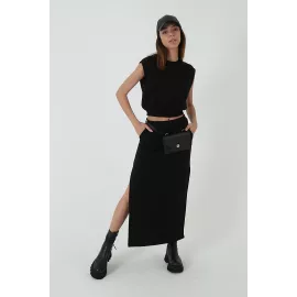 Skirt CREATIVE & ELEGANCE, Color: Черный, Size: S
