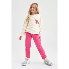 Joggers DeFacto, Color: Pink, Size: 10-11 years