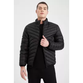 Куртка-бомбер DeFacto, Цвет: Черный, Размер: 2XL