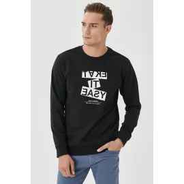 Sweatshirt ALTINYILDIZ CLASSICS, Color: Черный, Size: M