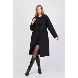 Coat SevdeUgur, Color: Черный, Size: M
