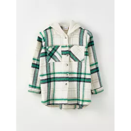 Рубашка LC Waikiki, Цвет: Зеленый, Размер: 10-11 лет