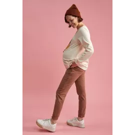 Jogers for pregnant women DeFacto, Color: Brown, Size: S