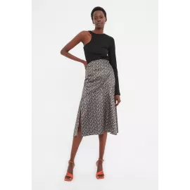Skirt TRENDYOLMILLA, Color: Черный, Size: 36