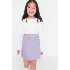 Skirt TRENDYOLKIDS, Color: Lilac, Size: 3-4 years