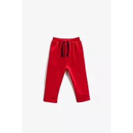 Sweatpants Koton, Color: Red, Size: 6-9 мес.