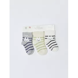 Socks 3 pairs LC Waikiki, Color: Multicolored, Size: 24-36 mon.