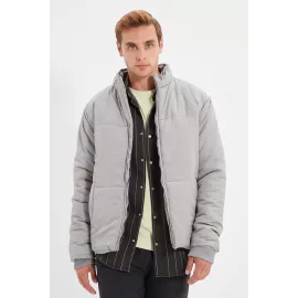 Jacket TRENDYOL MAN, Color: Grey, Size: XL