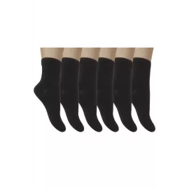 Носки 6 пар Black Arden Socks, Цвет: Черный, Размер: 7-8 лет
