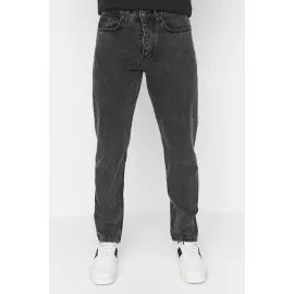 Jeans TRENDYOL MAN, Color: Anthracite, Size: 32