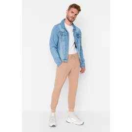 Sweatpants TRENDYOL MAN, Color: Beige, Size: S