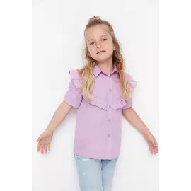Shirt TRENDYOLKIDS, Color: Lilac, Size: 6-7 лет