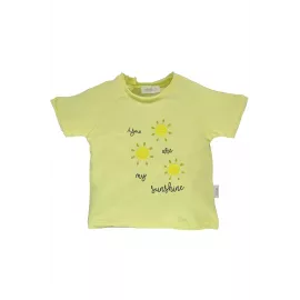T-shirt Bebetto, Color: Yellow, Size: 6-9 мес.