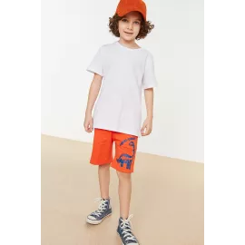 Shorts TRENDYOLKIDS, Color: Orange, Size: 5-6 лет
