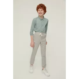 Pants TRENDYOLKIDS, Color: Grey, Size: 5-6 лет