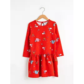 Dress LC Waikiki, Color: Red, Size: 11-12 years
