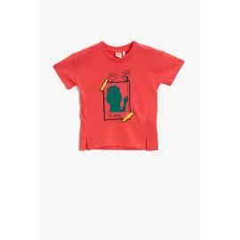 T-shirt Koton, Color: Red, Size: 9-12 мес.