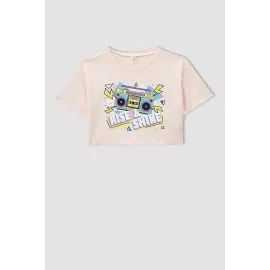 T-shirt DeFacto, Color: Pink, Size: 11-12 years