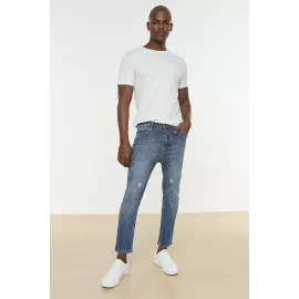 Jeans TRENDYOL MAN, Color: Indigo, Size: 32