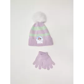 Hat and gloves LC Waikiki, Color: Lilac, Size: 7-10 лет