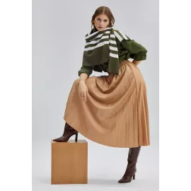 Skirt Touche Prive, Color: Beige, Size: STD