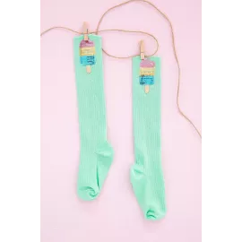 Socks Kiwikido, Color: Green, Size: 6-9 мес.