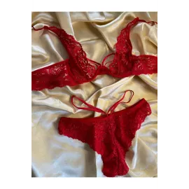 Комплект Arel tekstil, Color: Red, Size: 80B