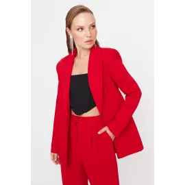 Пиджак TRENDYOLMILLA, Цвет: Красный, Размер: 34