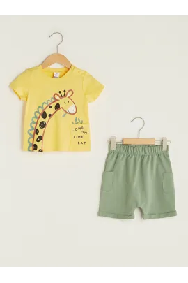 Комплект LC Waikiki, Цвет: Желтый, Размер: 18-24 мес.