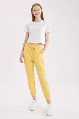 Спортивные штаны DeFacto, Цвет: Желтый, Размер: S