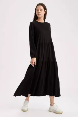 Платье DeFacto, Цвет: Черный, Размер: S