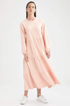 Платье DeFacto, Цвет: Розовый, Размер: L