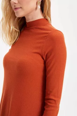 Платье DeFacto, Цвет: Оранжевый, Размер: S, изображение 4