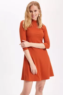 Платье DeFacto, Цвет: Оранжевый, Размер: S