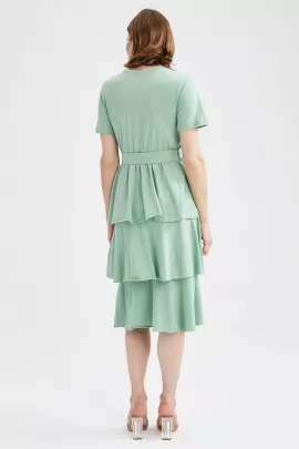 Платье DeFacto, Цвет: Зеленый, Размер: S, изображение 4