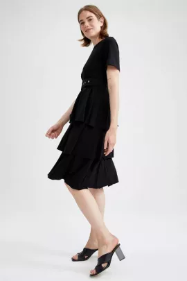 Платье DeFacto, Цвет: Черный, Размер: S, изображение 2