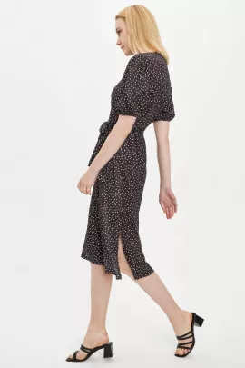 Платье DeFacto, Цвет: Черный, Размер: 36, изображение 4