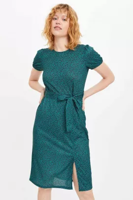 Платье DeFacto, Цвет: Зеленый, Размер: M, изображение 3