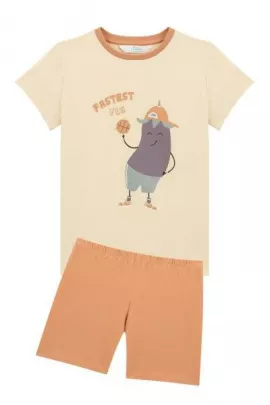 Пижама (комплект) Penti, Цвет: Коричневый, Размер: 7-8 лет, изображение 2