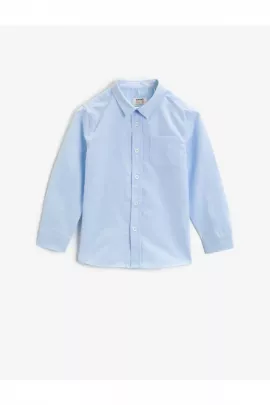 Рубашка Koton, Цвет: Голубой, Размер: 4-5 лет